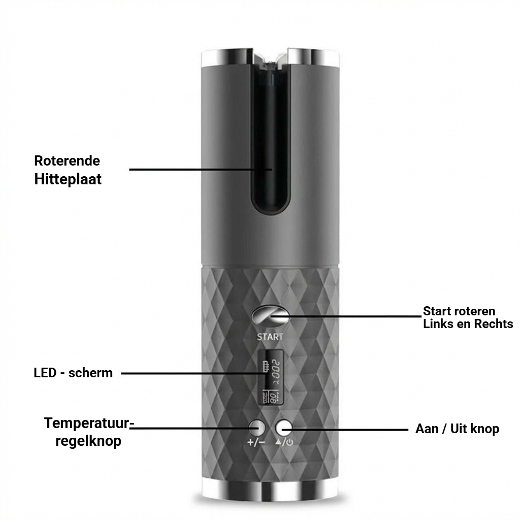 EasyFlow Draadloze krultang
