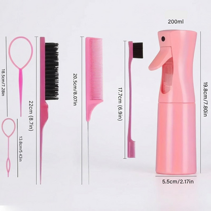 6-delige Haarstyling Set