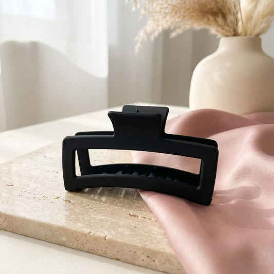 Haarclip Zwart Vierkant