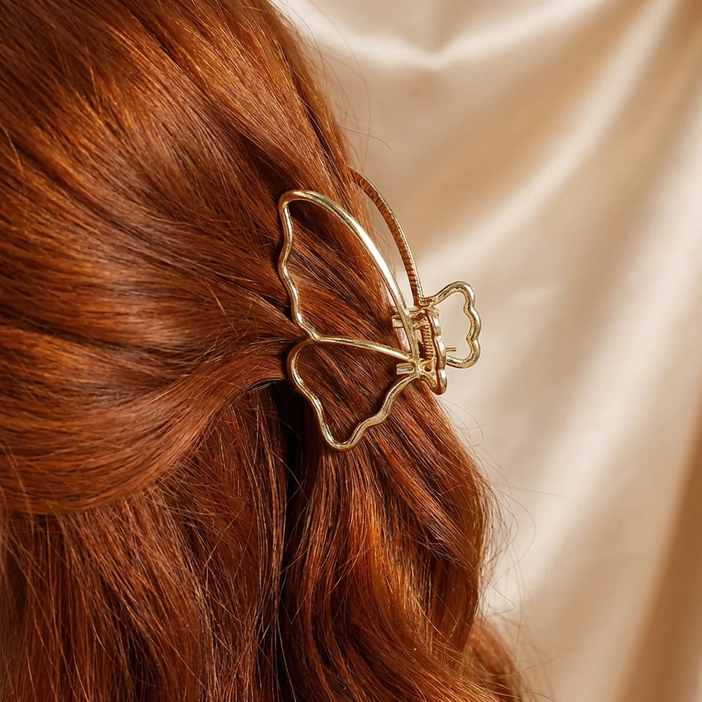 Haarclip Goud
