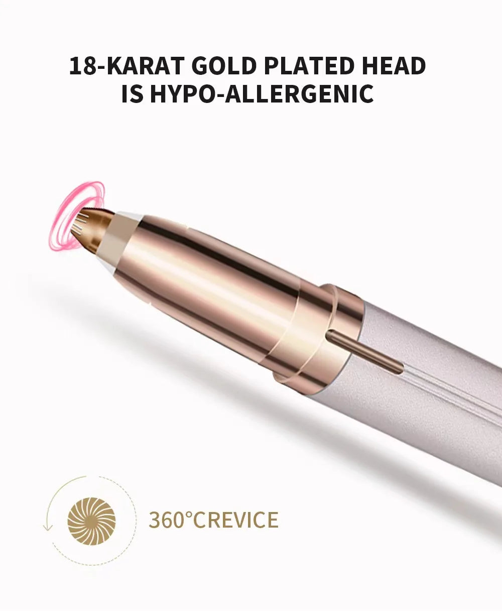 USB Charging Electric Eyebrow Trimmer Makeup Painless Epilator Facial Hair Remover Women Depilator Pen Shaver Beauty Razors
