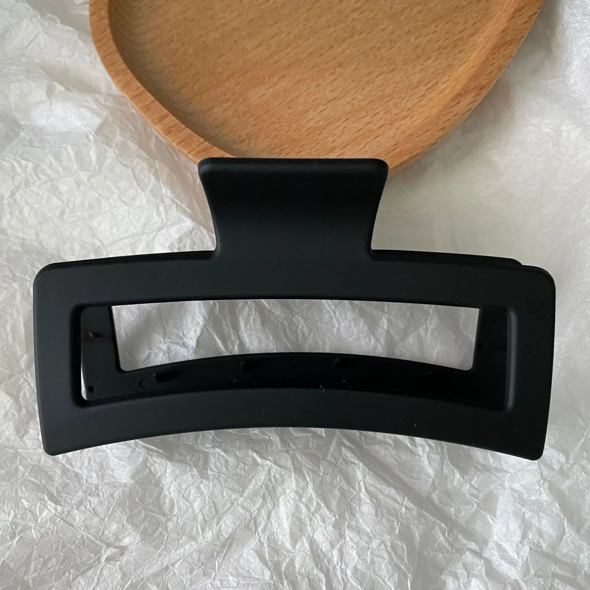 Haarclip Zwart Vierkant