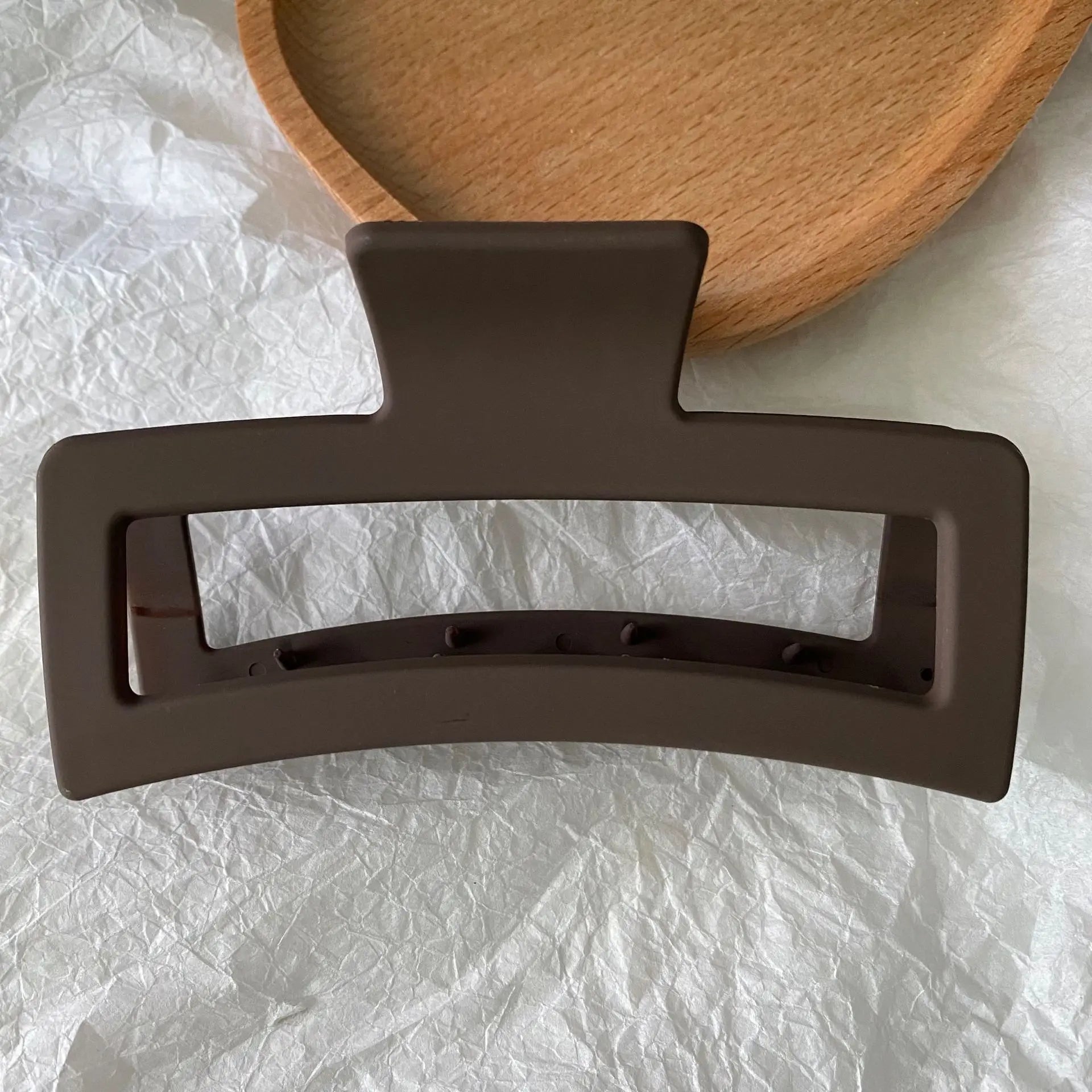 Haarclip Zwart Vierkant