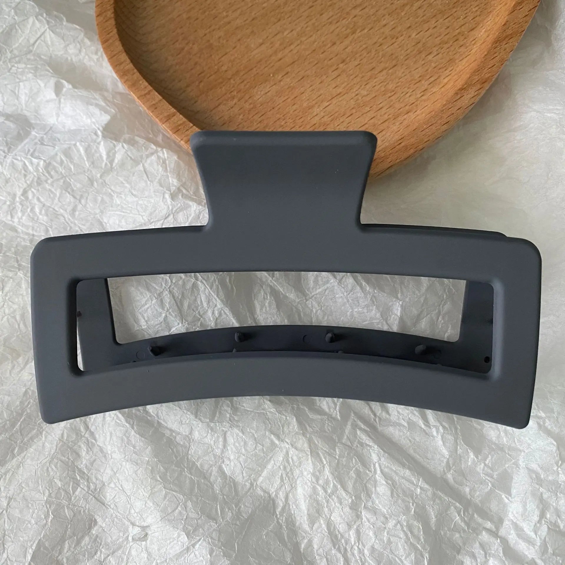 Haarclip Zwart Vierkant